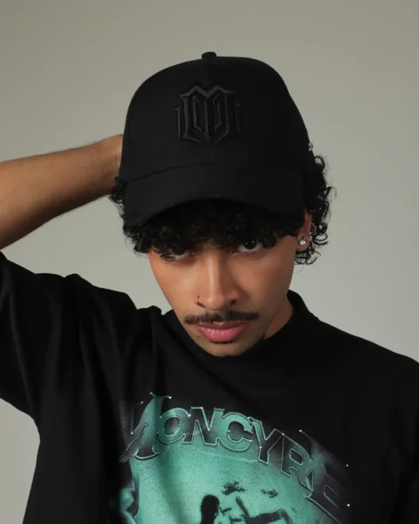 CAP MONOGRAM BLACK