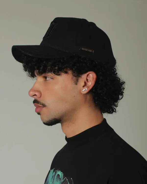 CAP MONOGRAM BLACK