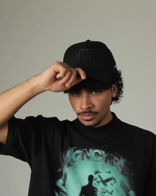 CAP MONOGRAM BLACK