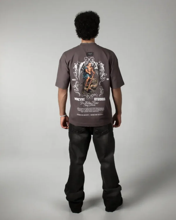 DUALITY TEE - WASHED GREY