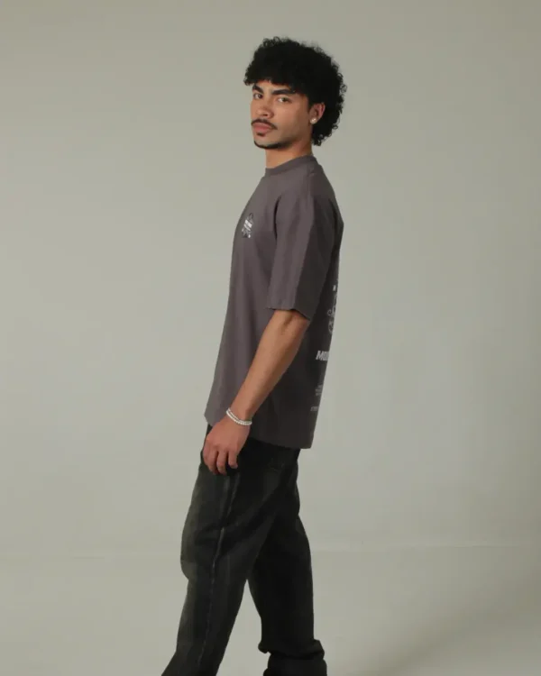 DUALITY TEE - WASHED GREY