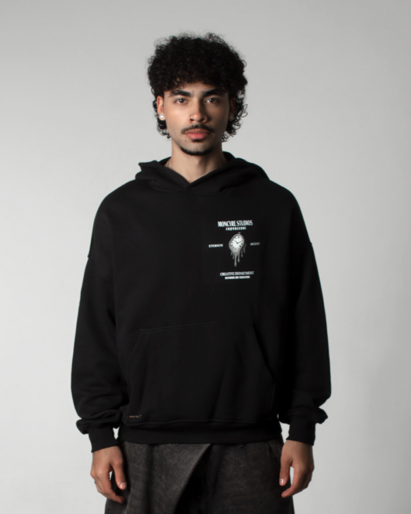 CHRONOS HOODIE BLACK