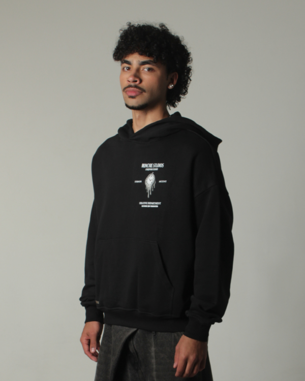 CHRONOS HOODIE BLACK