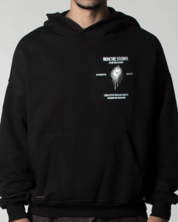 CHRONOS HOODIE BLACK