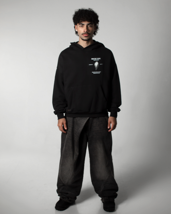 CHRONOS HOODIE BLACK