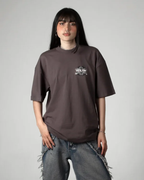 DUALITY TEE - WASHED GREY