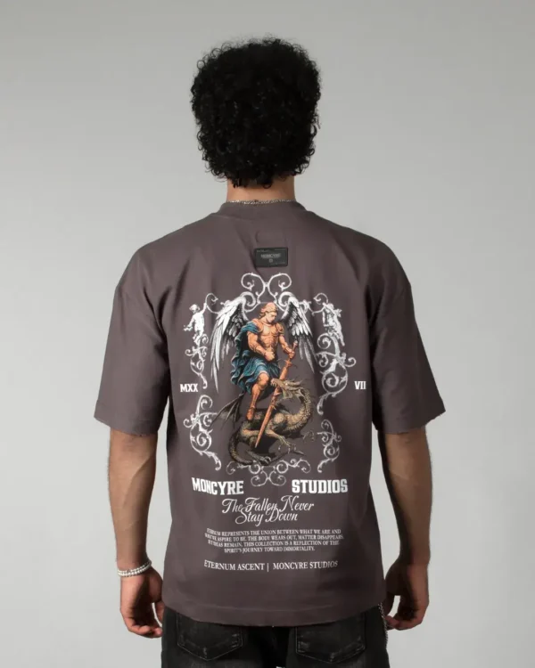 DUALITY TEE - WASHED GREY